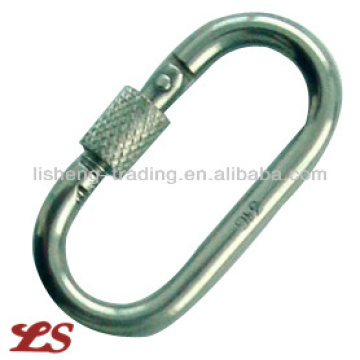 STRAIGHT SNAP HOOK,WITH SCREW,ZINC PLATED